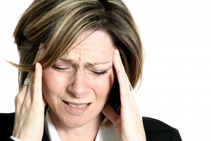 Women suffering from Workplace stress